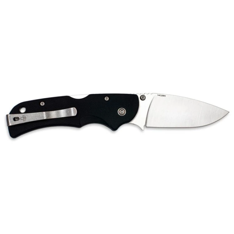 Nóż Manly City CPM S90V flat handle 60-62 HRC blac-233444
