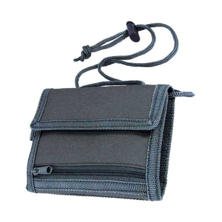 Portfel Margin na szyję szary Camo Military Gear-233636