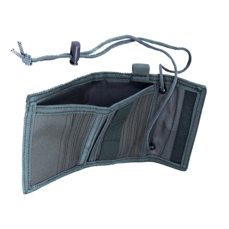 Portfel Margin na szyję szary Camo Military Gear-233634