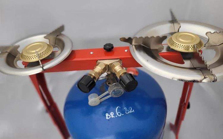 Kuchenka palnik podwójna Asia2 średnia propan-buta-233641