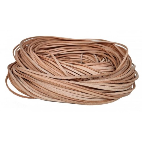Rzemyk okrągły skóra naturalna nielakierowany 3 mm-233884