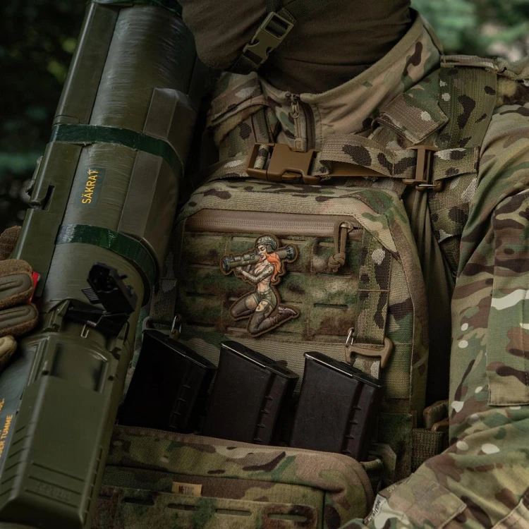 M-Tac naszywka Tactical girl #10 PVC emblemat rzep-234087