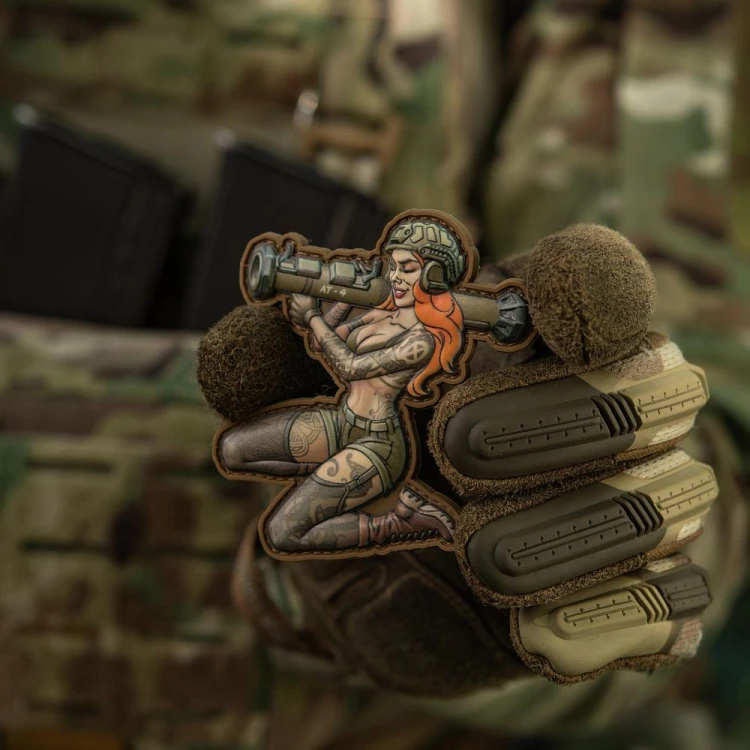 M-Tac naszywka Tactical girl #10 PVC emblemat rzep-234090