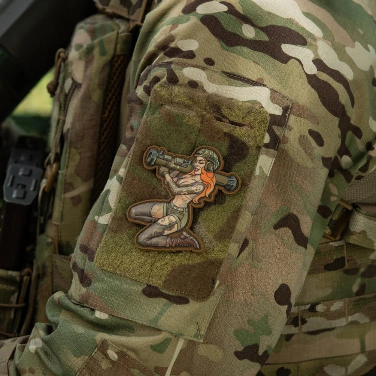 M-Tac naszywka Tactical girl #10 PVC emblemat rzep-234091