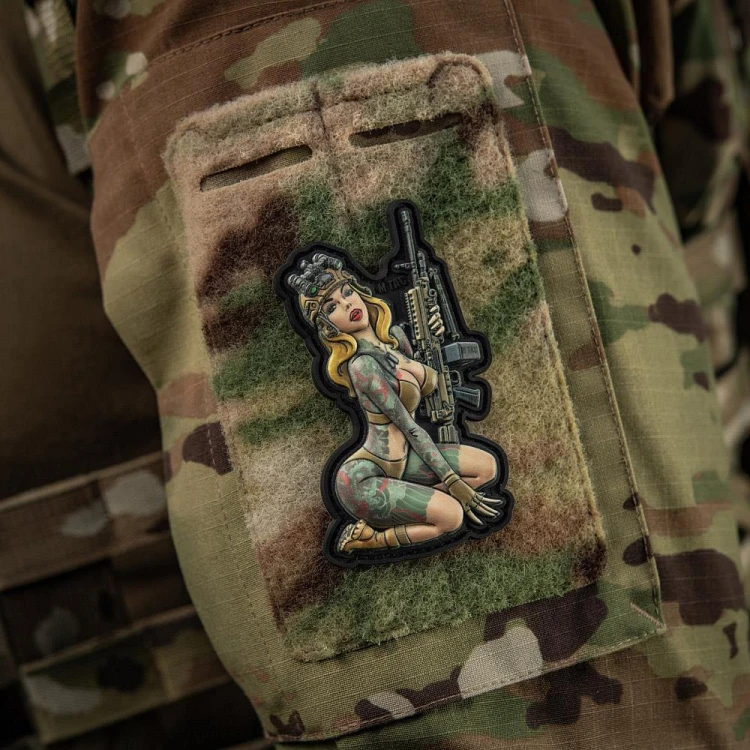 M-Tac naszywka Tactical girl #5 tattoo PVC emblema-234098