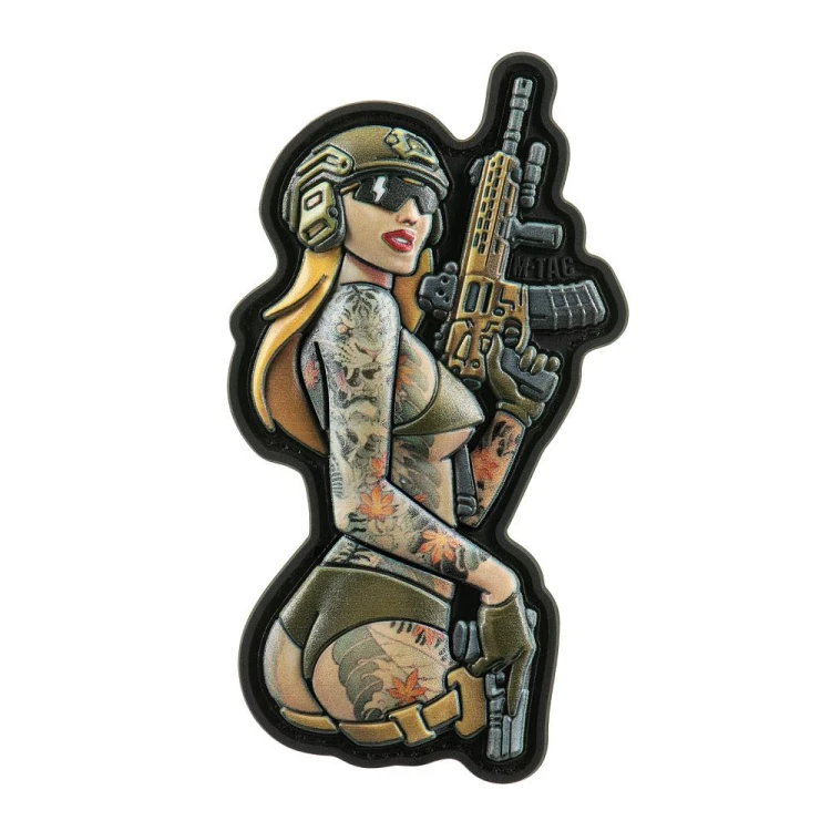 M-Tac naszywka Tactical girl #4 tattoo PVC emblema-234106