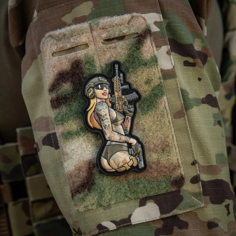 M-Tac naszywka Tactical girl #4 tattoo PVC emblema-234110
