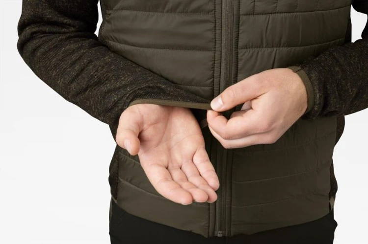 Kurtka męska Seeland Theo Hybrid Pine green ciepła-234130