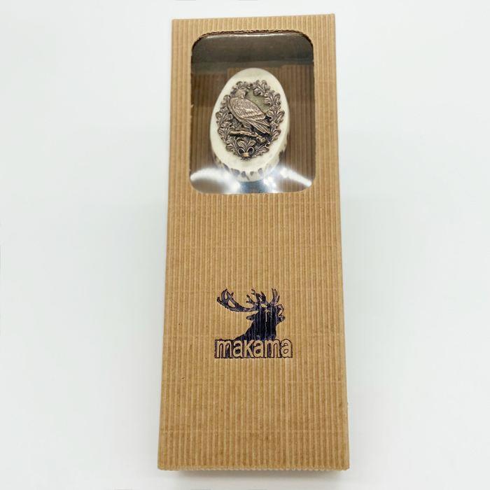 Krawatnik / Bolo plaster Święty Hubert z brązu - M-234541