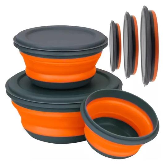 Składane miski silikonowe - 3 szt. Ruhhy 20781 z p-234588