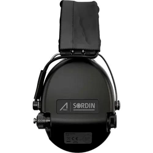 Słuchawki aktywne czarne Ace Sordin szara materiał-234993