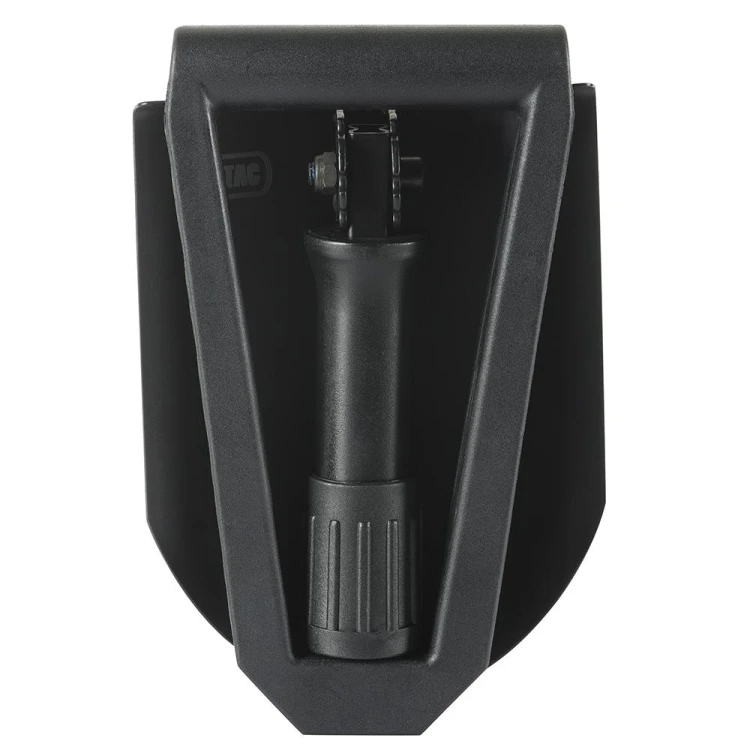 Saperka składana M-Tac czarna z zielonym pokrowcem-235526