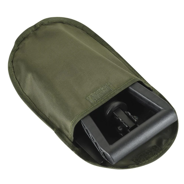 Saperka składana M-Tac czarna z zielonym pokrowcem-235530