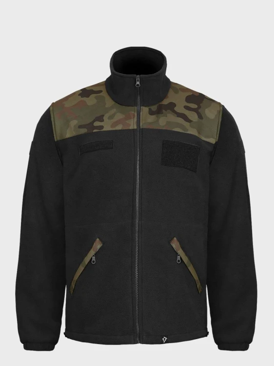 Polar wojskowy 128/MON bluza polarowa czarna / WZ9-235876