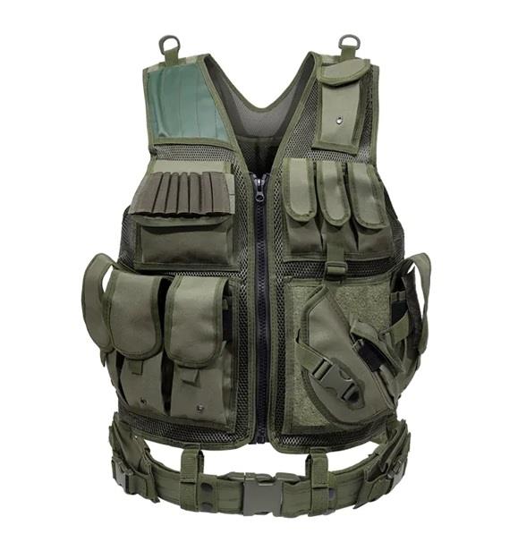 Kamizelka taktyczna Foxter zielona, oliwkowa, wojs-236696