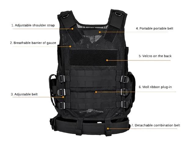 Kamizelka taktyczna Foxter zielona, oliwkowa, wojs-236695