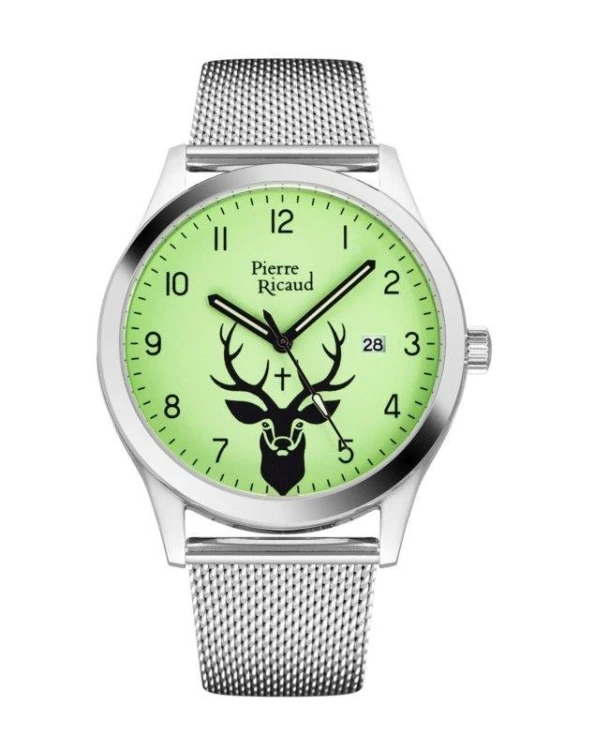 Zegarek myśliwski z bransoletą Pierre Ricaud - Jel-237459