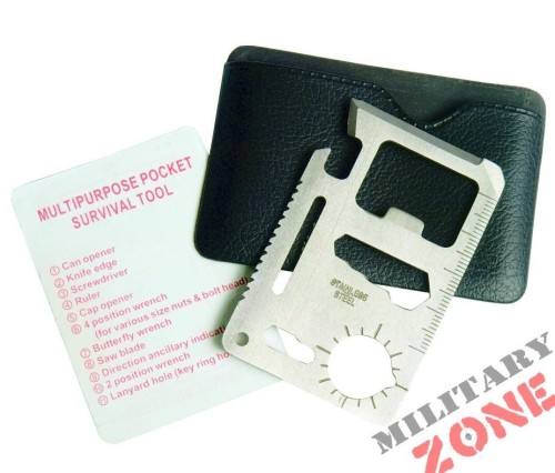 Survival Card - Mini-Multinarzędzie, multitool - k-2394