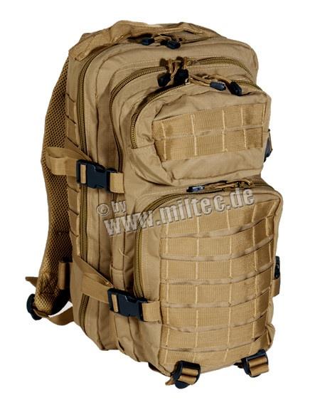 Plecak taktyczny US ASSAULT PACK SM 20L, Coyote-2397