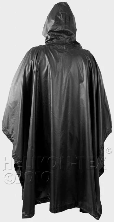 Peleryna poncho czarne Helikon black-2765
