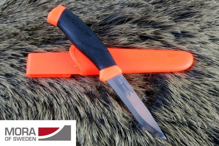 Nóż Mora Companion FS (Serrated) pomarańczowy ostr-4127