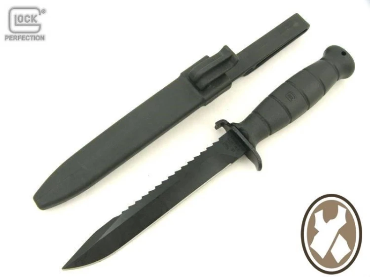 Nóż GLOCK FM 81 czarny z piłą-5211