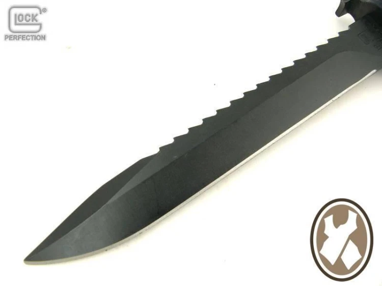 Nóż GLOCK FM 81 czarny z piłą-5214