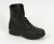 Czarne skórzane Buty wojskowe Hanzel C016-5538