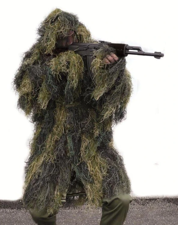 Ghillie Suit Parka Woodland - maskowanie snajpera-5717