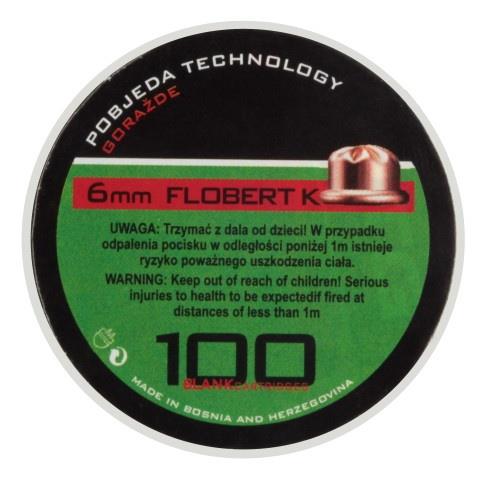 Amunicja hukowa 6 mm Short PTG Flobert K-5883