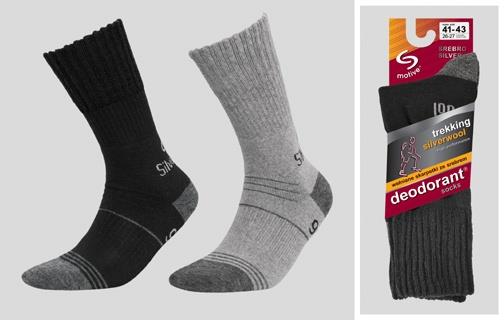 Skarpety Trekking Silverwool wełna merynos i srebr-44224