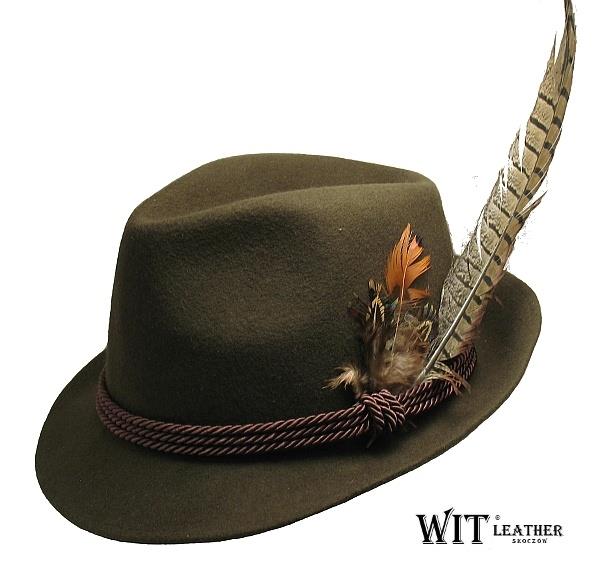 Kapelusz Myśliwski z piórem L 008/09-108361