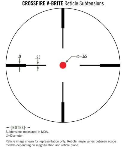 Luneta Vortex Crossfire II 3-9x50 1" V-brite-108753