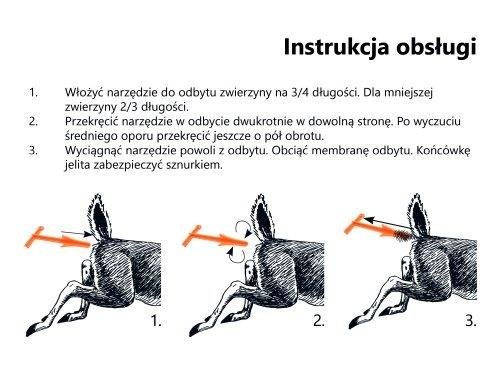 Świderek do obrabiania odbytu zwierzyny-109118
