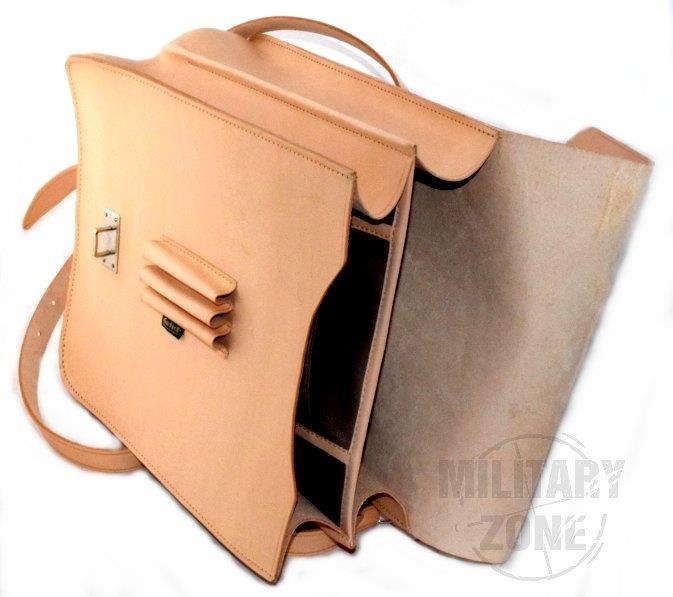 Raportówka skórzana myśliwska Garbacz RD-1 jasna-109346