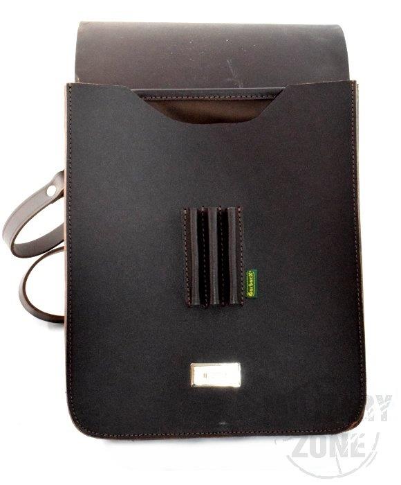 Raportówka skórzana myśliwska Garbacz RD-2 brązowa-109348