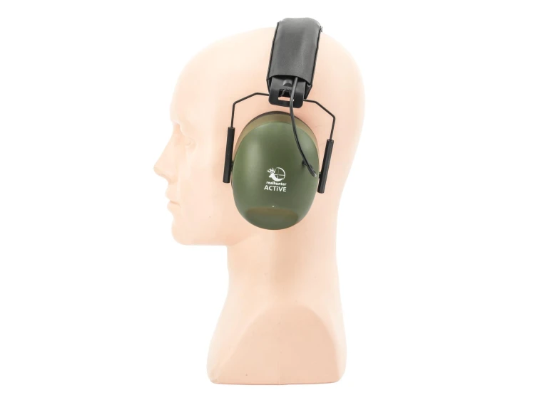 Słuchawki ochronne RealHunter Active  - oliwkowe-126459