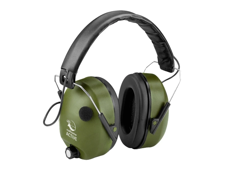 Słuchawki ochronne RealHunter Active  - oliwkowe-126463