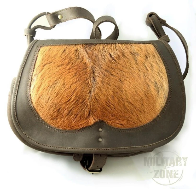 Torba myśliwska skórzana oliv - sierść sarny - M1D-154995