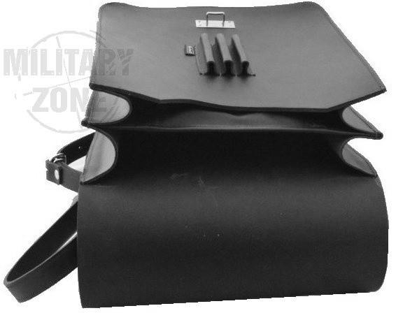 Raportówka skórzana duża Garbacz RD-6 czarna-207961