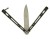 Nóż motylek JKR200 INOX, Balisong, ostrze 10 cm-210751