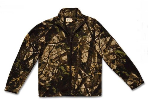 Lekka bluza polarowa myśliwska Univers - liście-211562