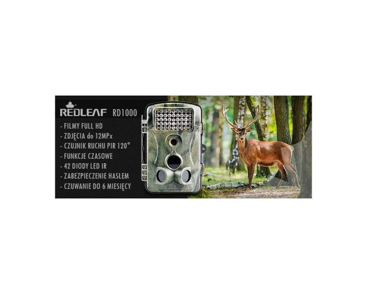 Fotopułapka REDLEAF RD1000 Kamera obserwacyjna-211841