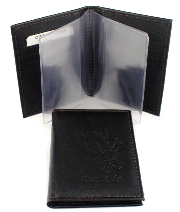 Okładka skórzana na dokumenty z motywem myśliwskim-212787