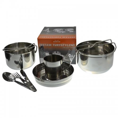 Zestaw turystyczny - menażki, kubek i niezbędnik --214103