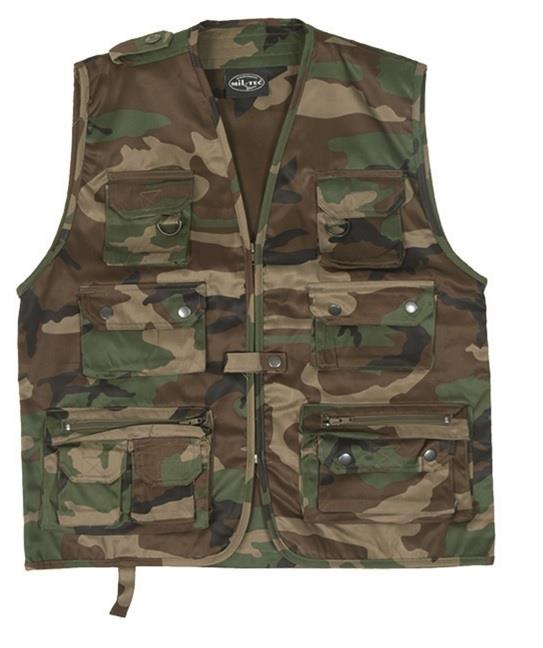 Kamizelka myśliwska / wędkarska Woodland Mil-Tec-215008