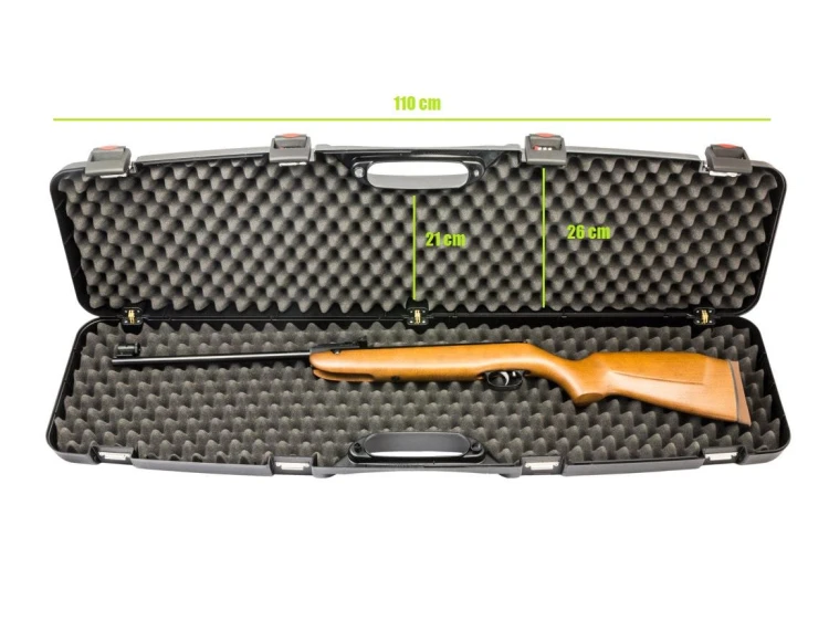 Kufer z szyfrem na broń długą - 110x25x11 cm - wal-215255