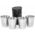 Kieliszki metalowe 25 ml ze stali nierdzewnej-215435