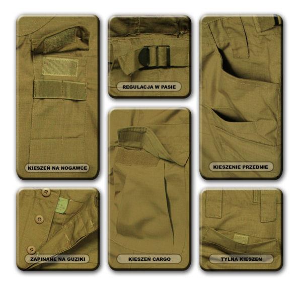 Spodnie SFU CAMO Military Gear WOODLAND Rip-Stop-215522