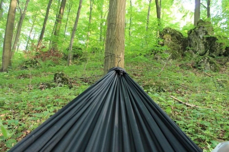 Wytrzymały hamak Niedźwiedź Tigerwood czarny-215787